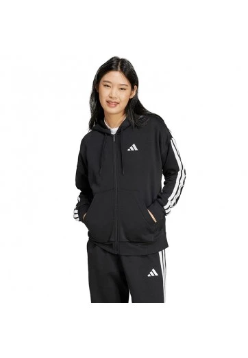 Толстовка Adidas ESSENTIALS 3-STRIPES FULL-ZIP FLEECE HOODIE