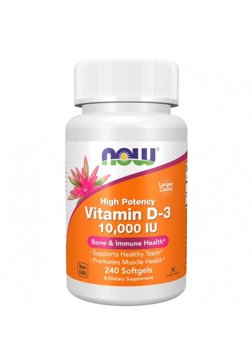 Витамины Now Foods Vitamin D-3 10,000 IU