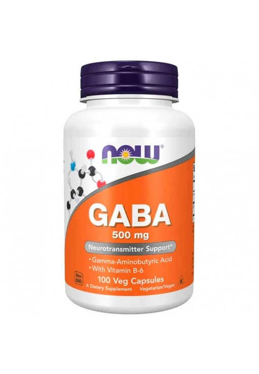 Витамины Now Foods Gaba 500mg