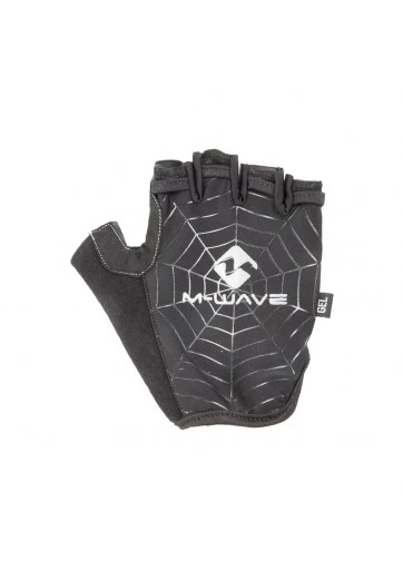 Перчатки велосипедные M-WAVE SPIDERWEB-GEL HALF