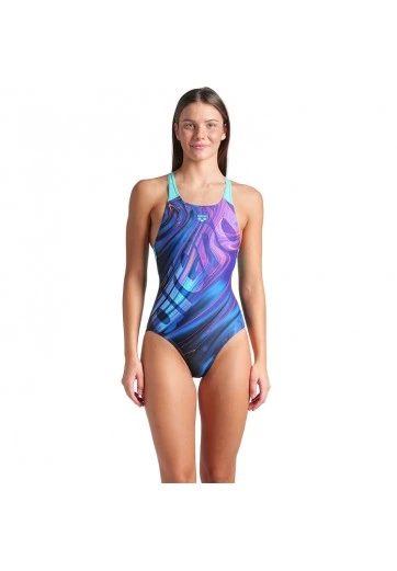 Купальник Arena FLOW SWIMSUIT V BACK LB