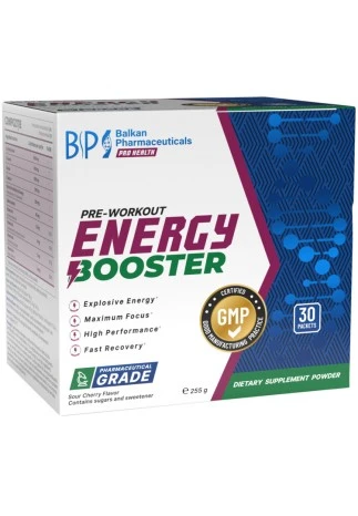 Энергетические добавки Balkan Pharmaceuticals ENERGY BOOSTER powder N30 8.5 gr