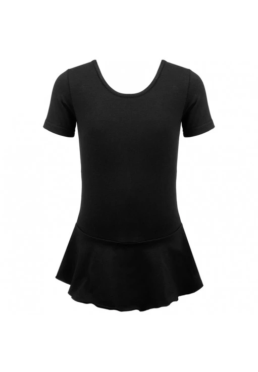 Costum pentru gimnastica cu fusta maneca scurta Grace Dance Gymnastic leotard