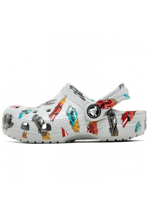 Slapi Crocs Classic Race Cars Graphic