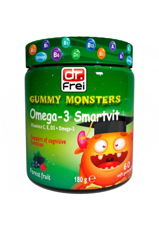 Витамины Dr Frei GUMMY MONSTERS OMEGA-3 SMARTVIT