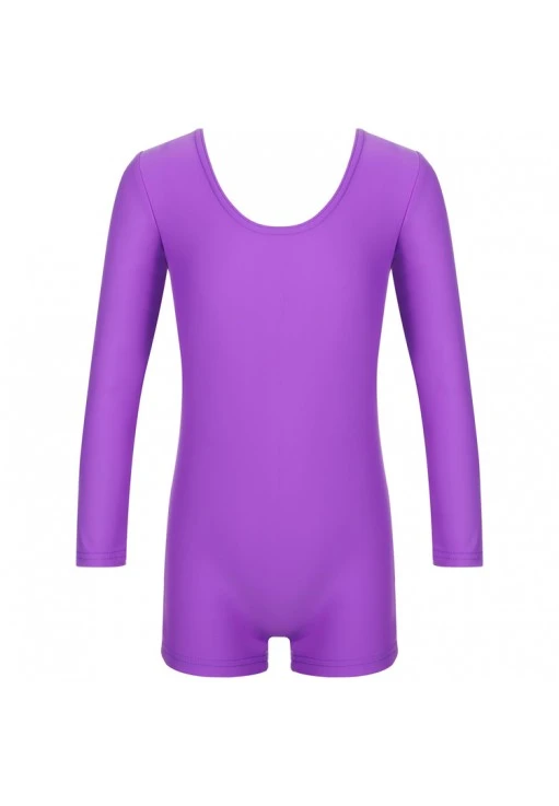 Costum p/u gimnastica Grace Dance Gymnastic leotard long sleeve with shorts