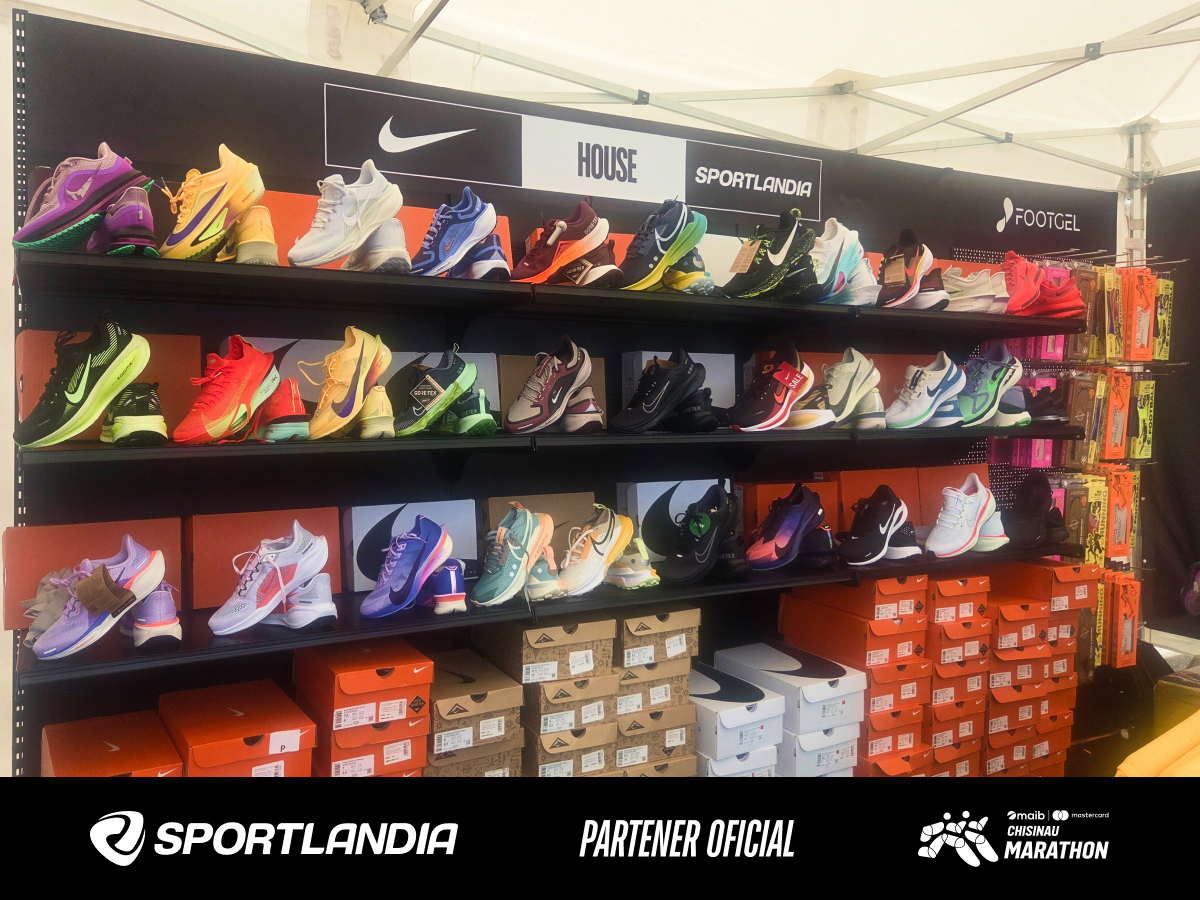 Беговая зона Sportlandia × Nike на Chișinău Marathon 2026